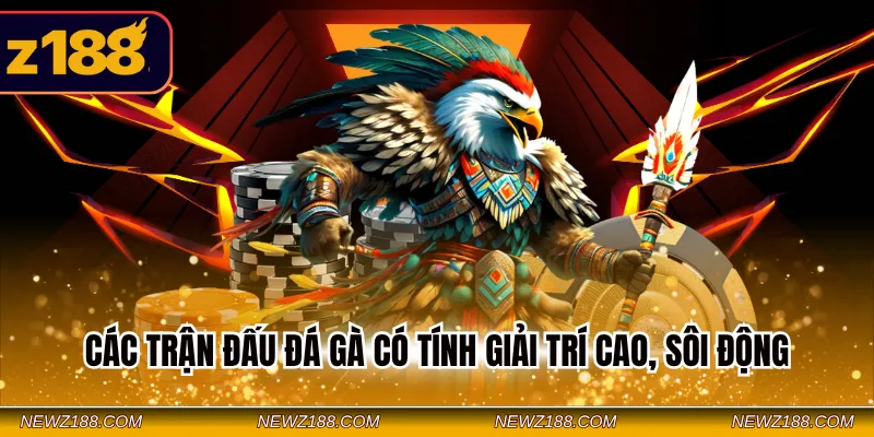 Đá Gà Z188 – Cập Nhật Full Trận Đấu Kịch Tính, Căng Thẳng 3 Các trận đấu đá gà có tính giải trí cao, sôi động