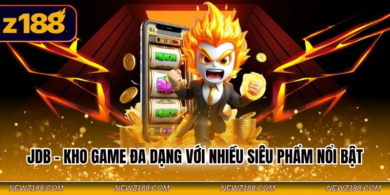Top 5 Sảnh Nổ Hũ Uy Tín Tại Nhà Cái Z188 - Chơi Là Thắng 2 JDB - Kho game đa dạng với nhiều siêu phẩm nổi bật