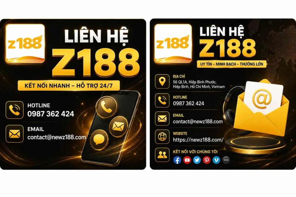 Liên Hệ Z188 - Hỗ Trợ 24/7 Tất Cả Vấn Đề Hội Viên Gặp Phải 1 Liên hệ Z188